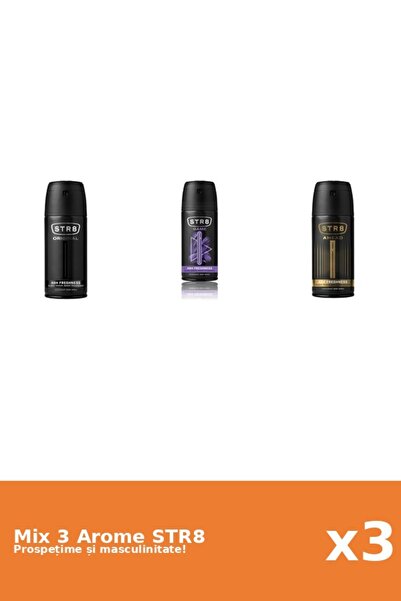str8 Set 3 Mix STR8: 1x Ahead, 1x Game, 1x Original