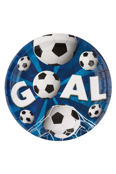 OEM Farfurii de Carton Fotbal 23cm - 10buc