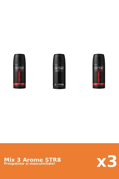 str8 Set 3 Mix STR8: 1x Original, 2x Red Code