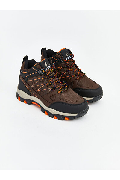 LC Waikiki New Season Brown Lace-Up Boys' Trekking Boots by Güli̇s Gi̇yi̇m
