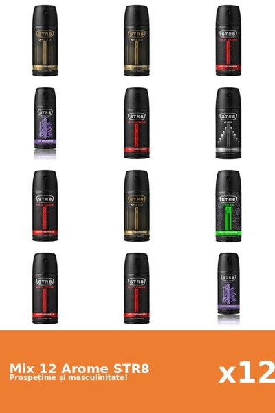 str8 Set 12 Mix STR8: 3x Ahead, 1x FR34K, 2x Game, 5x Red Code, 1x Rise