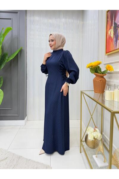 GK Satin Cupra Side Tie Dress