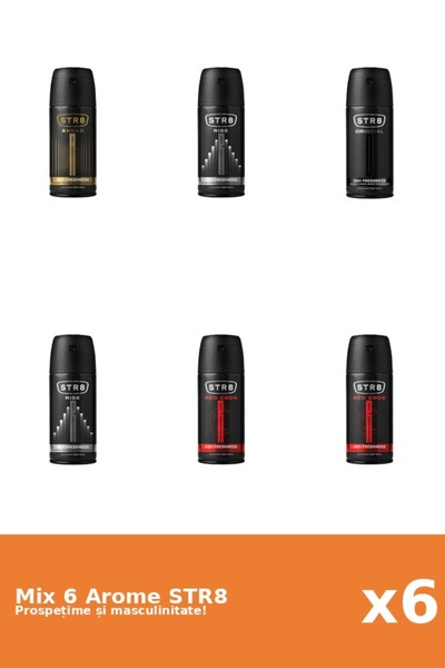 str8 Set 6 Mix STR8: 1x Ahead, 1x Original, 2x Red Code, 2x Rise