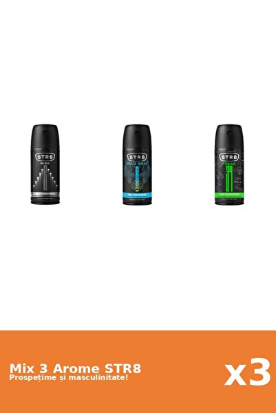 str8 Set 3 Mix STR8: 1x FR34K, 1x Rise, 1x Wild Beat