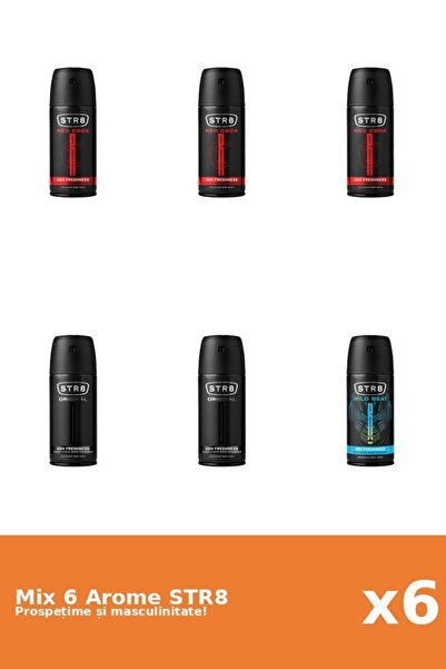 str8 Set 6 Mix STR8: 2x Original, 3x Red Code, 1x Wild Beat