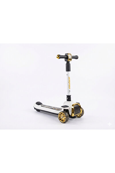 Super "Super" three-wheeled foldable children's scooter - adjustable handleba...