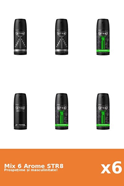 str8 Set 6 Mix STR8: 3x FR34K, 1x Original, 2x Rise