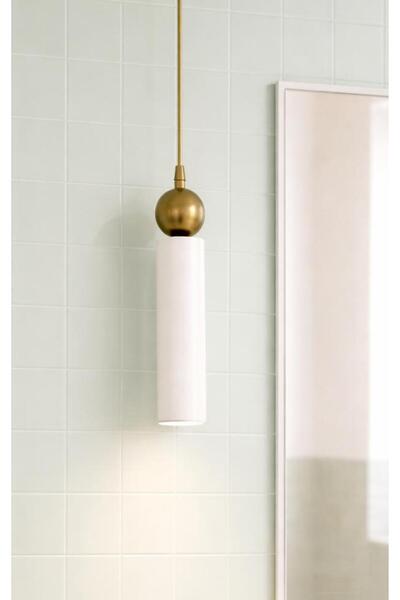 VENON Noir Tekli Sarkıt Beyaz-Eskitme Toplu⭐Metal Tavan Sarkıt Modern Avize G...