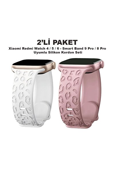 Dexmon ساعة ريدمي 4/5/6 - سمارت باند 9 برو/8 برو - مجموعة أحزمة سيليكون بنمط ...