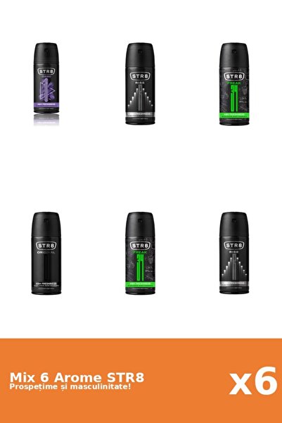 str8 Set 6 Mix STR8: 2x FR34K, 1x Game, 1x Original, 2x Rise