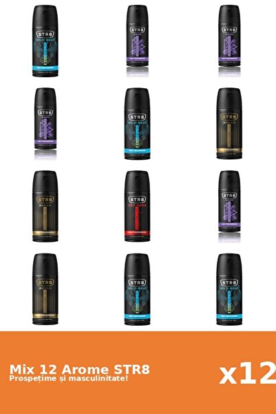 str8 Set 12 Mix STR8: 3x Ahead, 4x Game, 1x Red Code, 4x Wild Beat