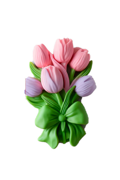 MILMATT Silicone mold, Milmatt, Tulip Bouquet 2, size 51 x 73 x 20 mm