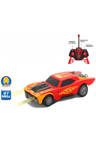 TOY LAND 1:14 Scale Remote Control Sports Car with LED Headlights, 27MHz Cont...