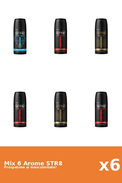 str8 Set 6 Mix STR8: 2x Ahead, 3x Red Code, 1x Wild Beat
