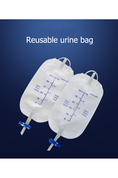 Koopsio Set incontinenta urinara Barbat bumbac, sonda urinara pentru seniori din silicon marime M 69-92