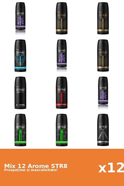 str8 Set 12 Mix STR8: 3x Ahead, 2x FR34K, 3x Game, 1x Original, 1x Red Code, ...