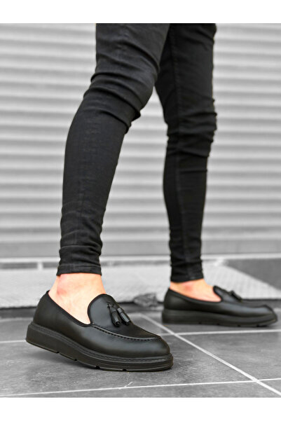 BOA BA0005 Pantofi pentru bărbați Corcik cu ciucuri, fără șireturi, cu talpă ...