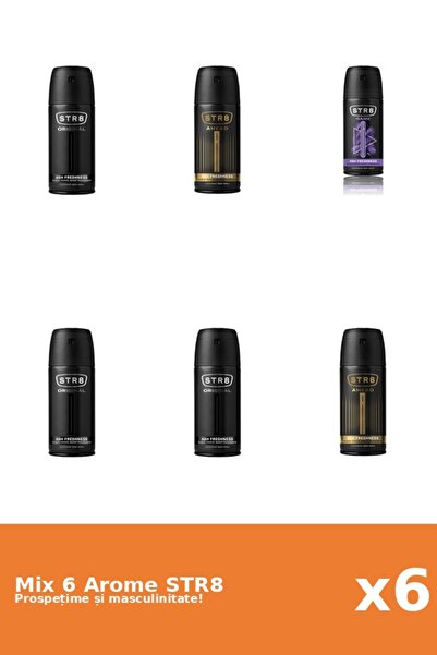 str8 Set 6 Mix STR8: 2x Ahead, 1x Game, 3x Original