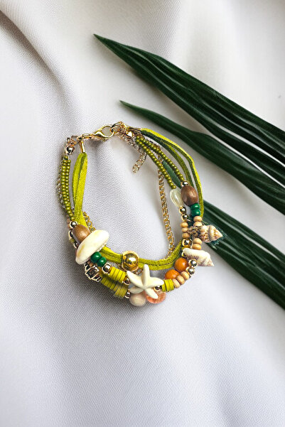 PETEK AKSESUAR ETHNIC BOHEM MULTI BRACELET NATURAL STAR