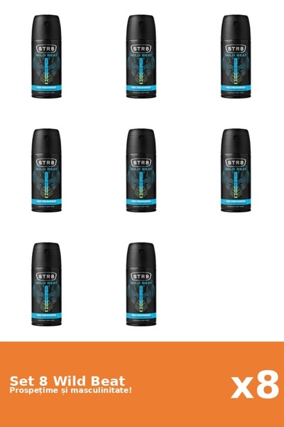 str8 Set 8 Deodorant Spray Wild Beat, 150 ml