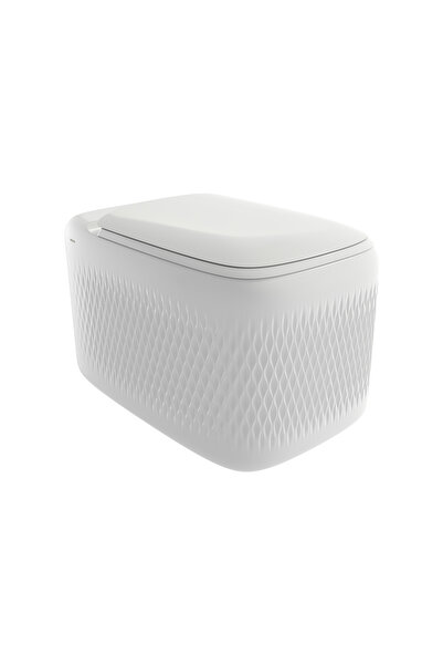 Bocchi NEW AGE KISA ASMA KLOZ.RİMEX PARL.BEYAZ+A0400-001 KLOZET KAPAĞI