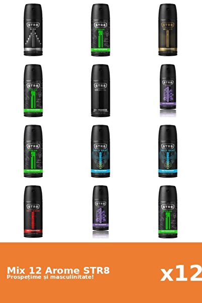 str8 Set 12 Mix STR8: 1x Ahead, 4x FR34K, 2x Game, 1x Original, 1x Red Code, ...