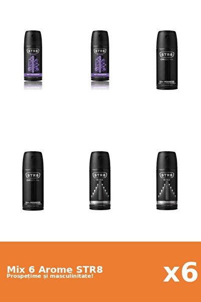 str8 Set 6 Mix STR8: 2x Game, 2x Original, 2x Rise