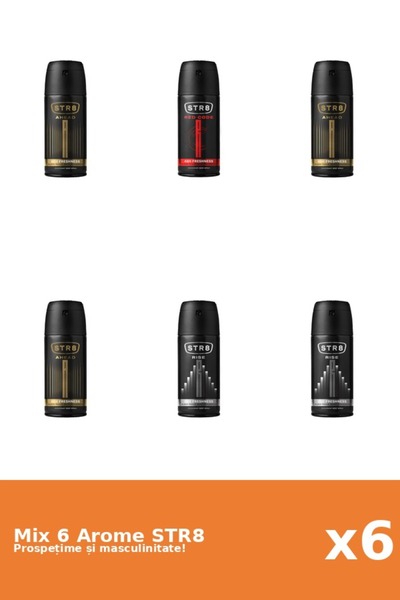 str8 Set 6 Mix STR8: 3x Ahead, 1x Red Code, 2x Rise