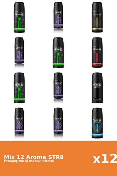 str8 Set 12 Mix STR8: 1x Ahead, 3x FR34K, 5x Game, 1x Original, 1x Red Code, ...