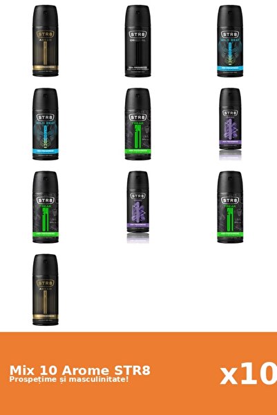 str8 Set 10 Mix STR8: 2x Ahead, 3x FR34K, 2x Game, 1x Original, 2x Wild Beat