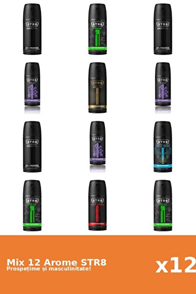 str8 Set 12 Mix STR8: 1x Ahead, 3x FR34K, 3x Game, 3x Original, 1x Red Code, ...