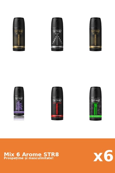str8 Set 6 Mix STR8: 2x Ahead, 1x FR34K, 1x Game, 1x Red Code, 1x Rise