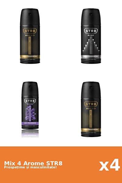 str8 Set 4 Mix STR8: 2x Ahead, 1x Game, 1x Rise