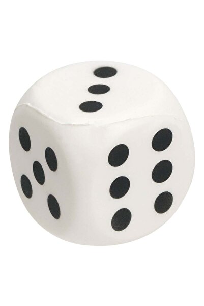 OEM Squishy Toy White Dice 5.5x5.5cm