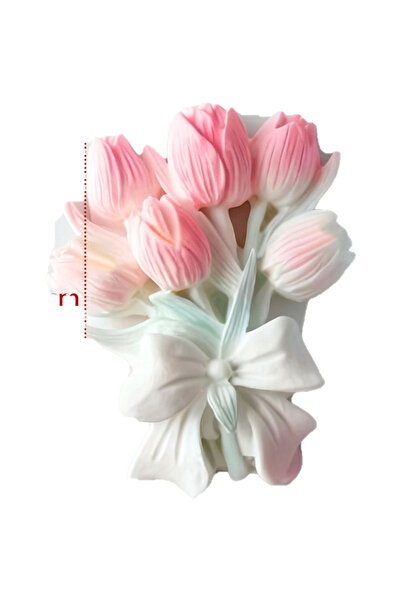MILMATT Silicone mold, Milmatt, Tulips Bouquet 3, size 61 x 74 x 22 mm