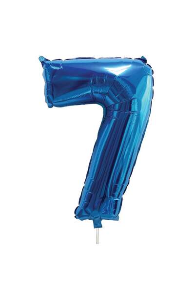 OEM Balon Petrecere din Folie Bleu Metalizat Nr.7 - 60cm