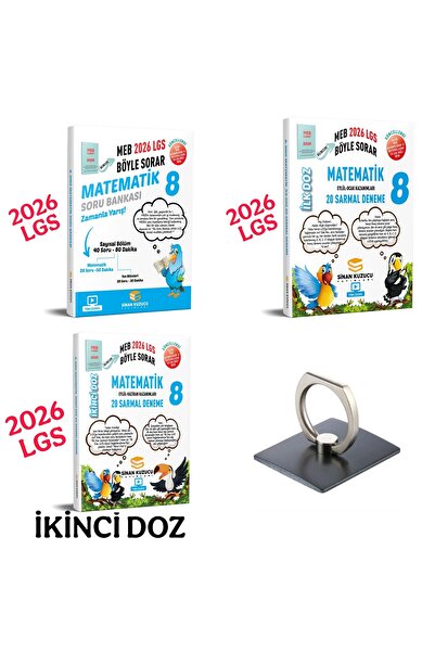 SİNAN KUZUCU YAYINLARI LGS Matematik Soru Bankası İlk Doz 2. Doz Branş Deneme...