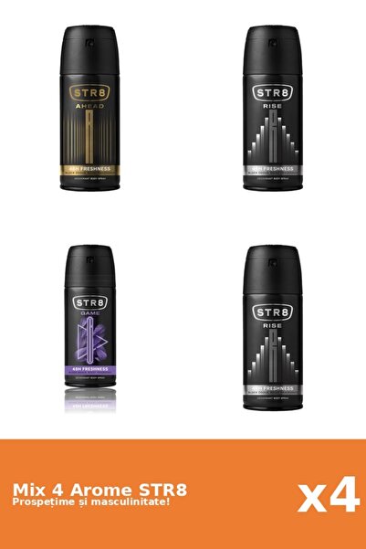 str8 Set 4 Mix STR8: 1x Ahead, 1x Game, 2x Rise