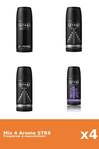 str8 Set 4 Mix STR8: 1x Game, 1x Original, 2x Rise