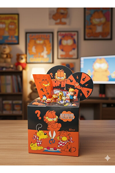 HEDİYEVİM Garfield Hediyelik Figür Paket Garfield Hediyelik Sürpriz Paket 1 ADET