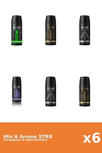str8 Set 6 Mix STR8: 2x Ahead, 1x FR34K, 1x Game, 2x Rise
