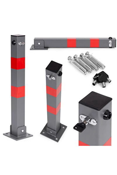 ideal STORE Πτυσσόμενος στύλος στάθμευσης τύπου 60 cm με κλειδί idealSTORE