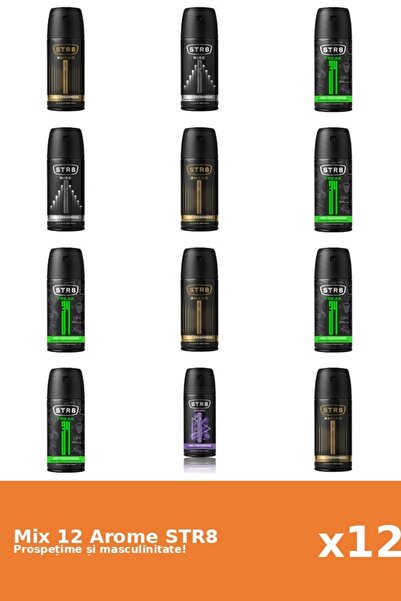 str8 Set 12 Mix STR8: 4x Ahead, 5x FR34K, 1x Game, 2x Rise