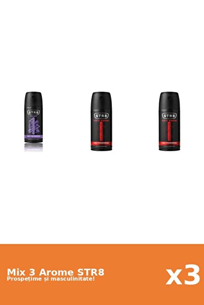 str8 Set 3 Mix STR8: 1x Game, 2x Red Code