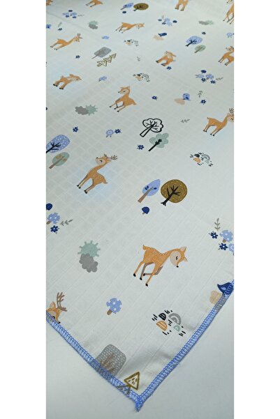 minnakya بطانية أطفال حديثي الولادة من الموسلين متعددة الأغراض مقاس 80*90، قم...