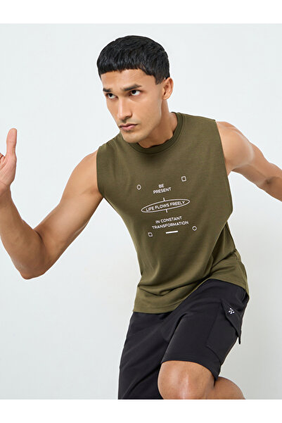 Styli Men Relaxed Fit Round Neck Tank