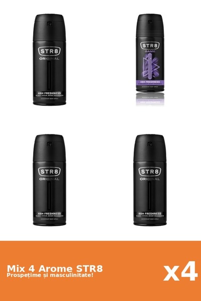 str8 Set 4 Mix STR8: 1x Game, 3x Original