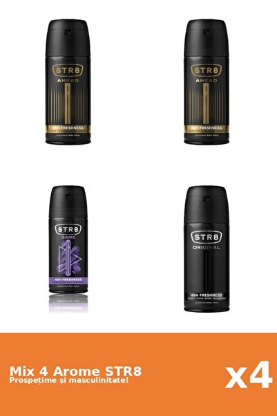 str8 Set 4 Mix STR8: 2x Ahead, 1x Game, 1x Original