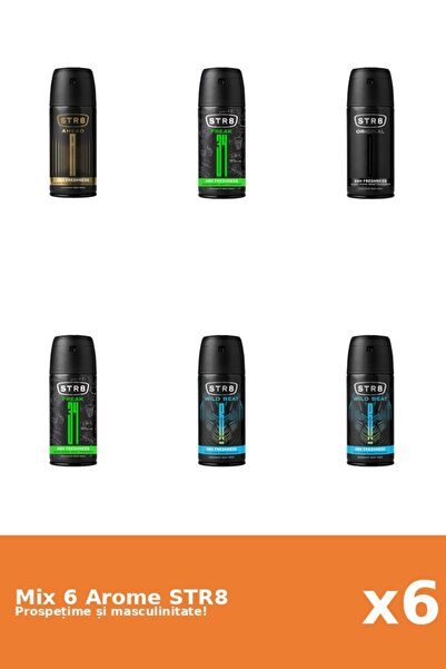 str8 Set 6 Mix STR8: 1x Ahead, 2x FR34K, 1x Original, 2x Wild Beat