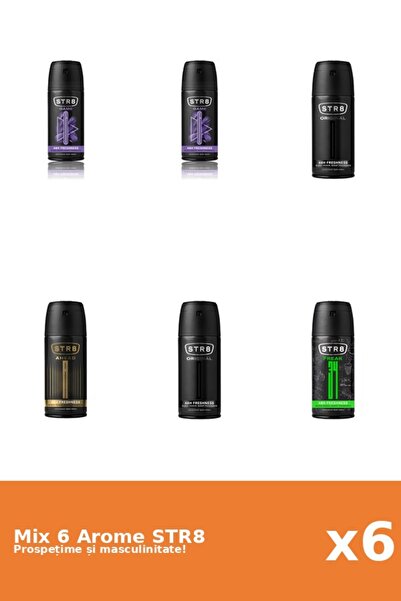 str8 Set 6 Mix STR8: 1x Ahead, 1x FR34K, 2x Game, 2x Original